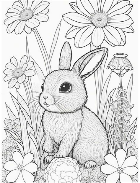 Pin By Shelley Miller On Coloring Pages In Coloring Pages Bunny