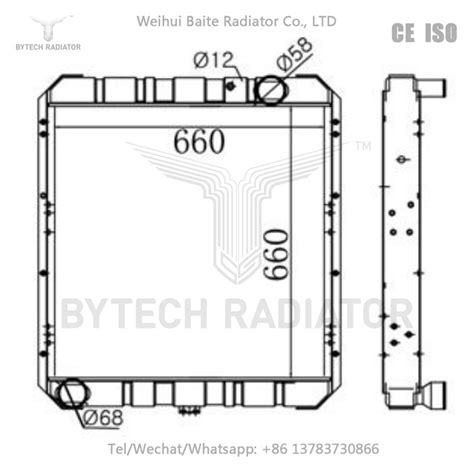 China Customized Hot Sales Russian Truck Radiator KAMAZ 54115 54115