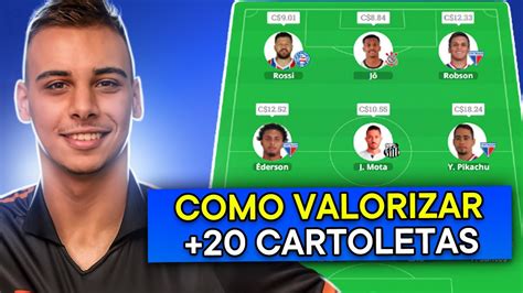 TIME PARA GANHAR 10 CARTOLETAS NA RODADA 19 CARTOLA FC 2021 YouTube