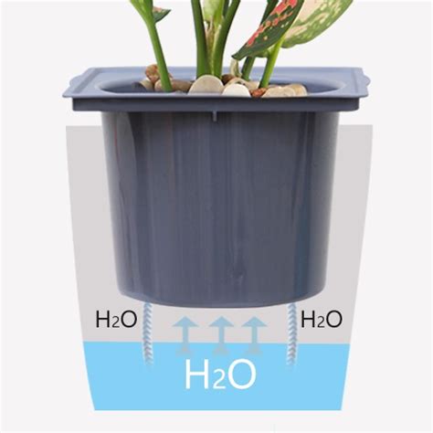 Canework Imitation Self Watering Flowerpot Oliz Plant Pot Factory