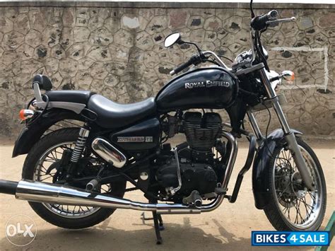 Used 2015 Model Royal Enfield Thunderbird 350 For Sale In Chennai Id 160330 Matte Black Colour