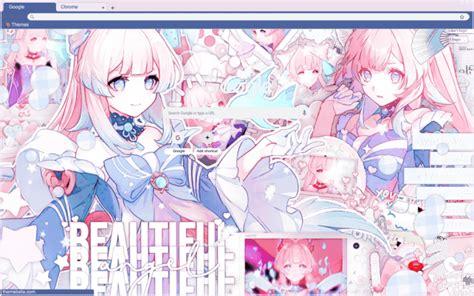 Sangonomiya Kokomi Collage X Chrome Theme Themebeta