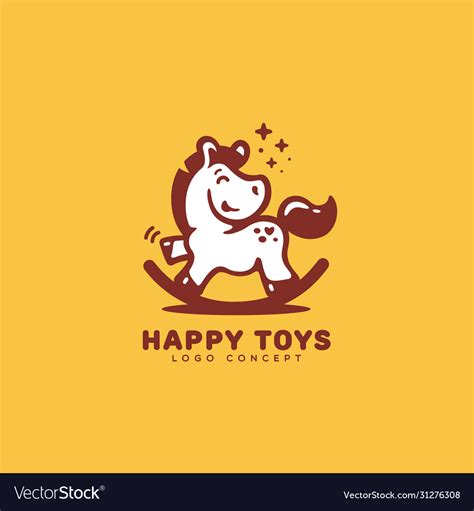 Happy Toys Logo Royalty Free Vector Image Vectorstock