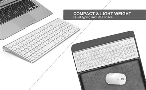 Joyaccess Wireless Keyboard And Mouse Combo Rechargeable J JOYACCESS 2