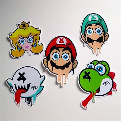 Stickers De Mario Bros Para Imprimir