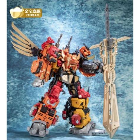 Craze Jinbao Predaking In Mmc Feral Rex Transformation Figurine