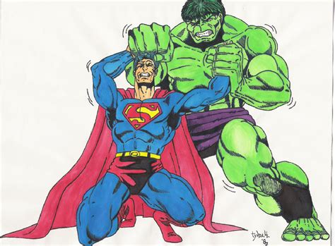 Superman vs Hulk by TyndallsQuest on DeviantArt