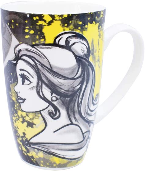 Caneca Porcelana Bela Princesas Ml Disney Amazon Br