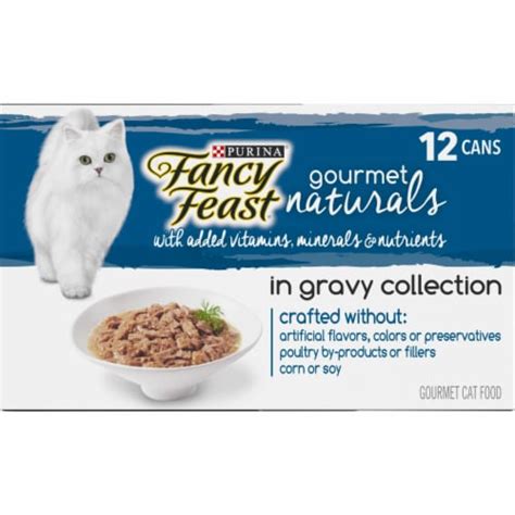 Fancy Feast Gourmet Naturals In Gravy Collection Wet Cat Food Variety