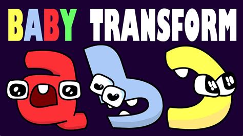 Alphabet Lore But Baby Transform Youtube