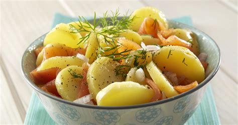 Salade De Pommes De Terre Pompadour La Truite Fum E