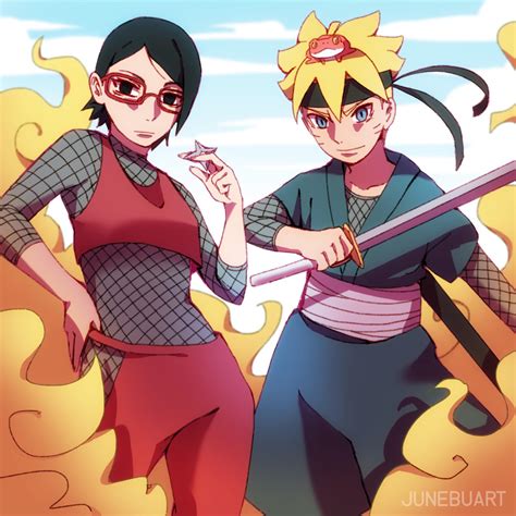 Boruto And Sarada Boruto Club Fan Art 43477965 Fanpop Page 31