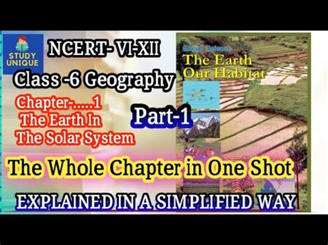 The Earth In The Solar System Geography Ncert Class Th The Whole