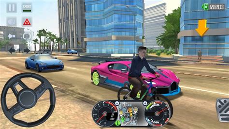 Taxi SIM 2020 Sports Car Bugatti Divo Driving Miami City Wheel Drive