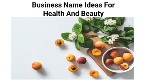 Business Name Ideas For Health And Beauty Abbasmalik