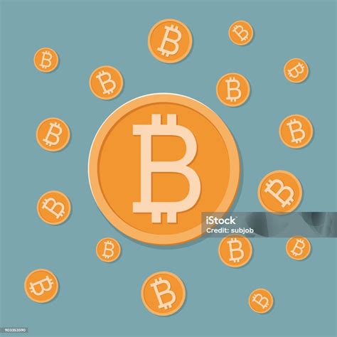 골든 Bitcoin 디지털 통화 인터넷 미래 디지털 돈 기술 전세계 네트워크 개념 블록 체인에 컴퓨터 간의 통신 벡터 일러스트