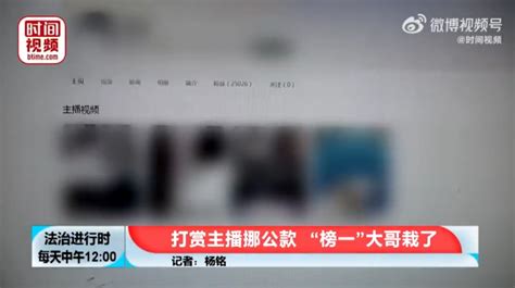 25岁老总挪用公款打赏女主播50万，被刑拘 新浪财经 新浪网