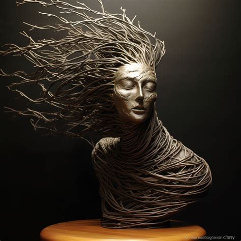 Twisted wire sculpture by silentragex on DeviantArt