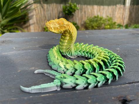 Articulated Mechanical Cobra Snake Etsy