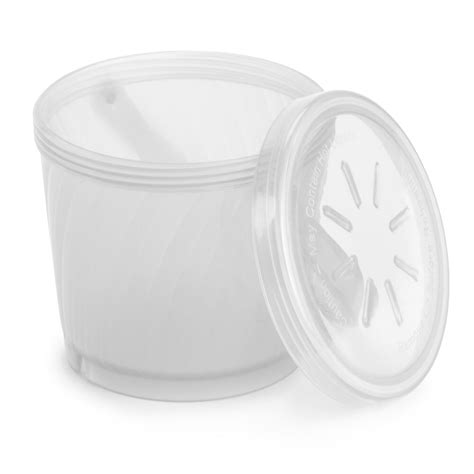 Clear GET EC-13 Reusable Eco-Takeouts Soup Containers 16 oz. 12 / Case