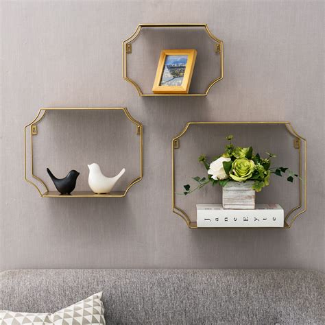 Mercer Adoraim Piece Metal Floating Shelf Reviews Wayfair Canada