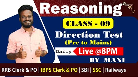 Reasoning Direction Basic To High Class 09 Upcoming Bank Ssc