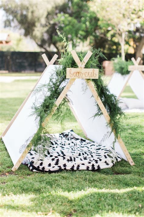 Modern Camp Themed 1st Birthday Wedding And Party Ideas 100 Layer Cake