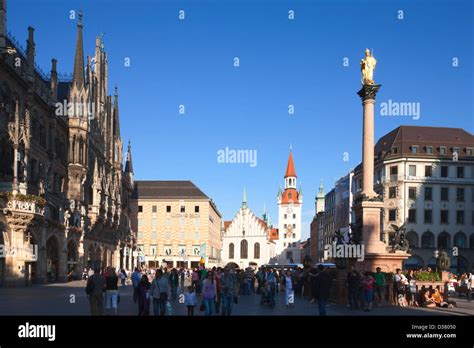 marienplatz munich  res stock photography  images alamy