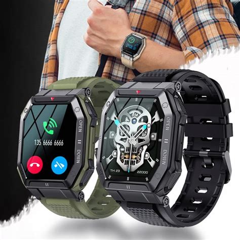 Smartwatch M Ski Zegarek Militarny Rozmowy Wielofunkcyjny Ekg Menu Pl