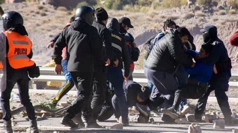 Represi N En Jujuy Heridos Y Detenidos Tras Las Protestas Por La