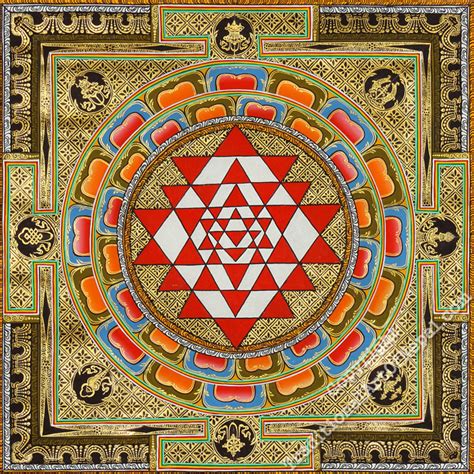 Sri Yantra Mandala Traditionalartofnepal