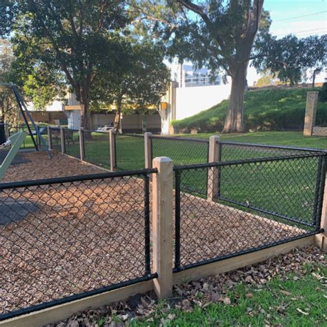 Playground Chain Link Fencing In South Yarra Diamond Fence Aust