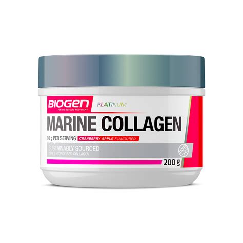 Marine Collagen Powder Cranberry Apple 200g Biogen