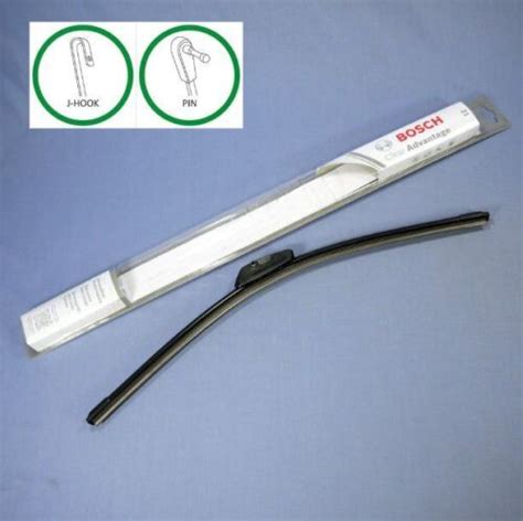 Bosch Clear Advantage Beam Windshield Wiper Blade Ca J Hook Side