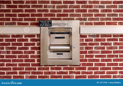 Night Deposit Box Stock Photo Image Of Depository Banking 1371796