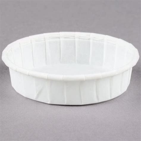 Solo SCC100S 1 Oz Squat Paper Souffle Portion Cup 5000 Case