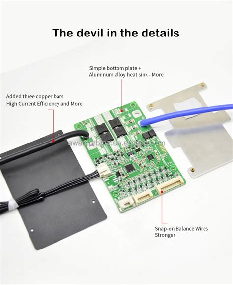 A Warrior Bms With 3 Ntcs Support Uart Bluetooth Sp17s005 For Lithium