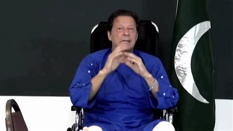 Former Pakistani Prime Minister Imran Khan Said He Would Resume His