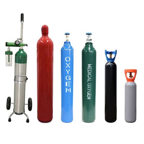 Medical Oxygen Cylinder Gas Cylinder Oxygen Tank With Cga Valve And