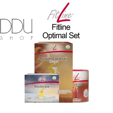 Fitline 3 Set Collection Fitline Optimal Set Power Cocktail