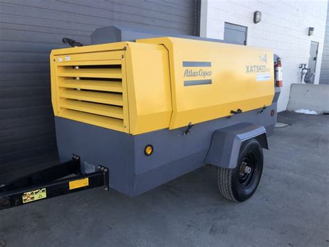 Atlas Copco 250 CFM Air Compressor For Sale XATS 250 Towable Tools