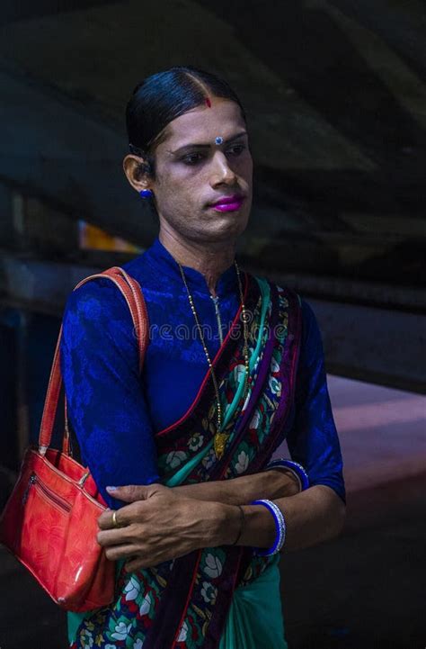 Hijras Third Sex Dressed As Woman At Pushkar Camel Fair India