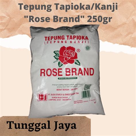 Jual Tepung Tapioka Kanji Rose Brand Kemasan Gr Shopee Indonesia