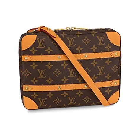 Louis Vuitton LV Unisex Soft Trunk Messenger PM Monogram Canvas LULUX