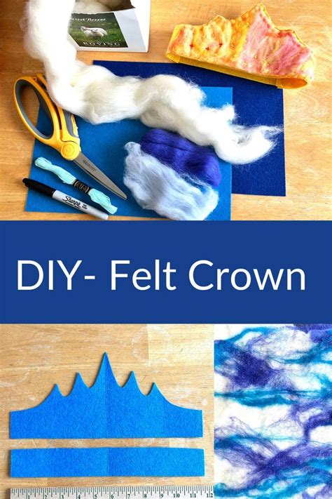 Diy felt crown craft – Artofit