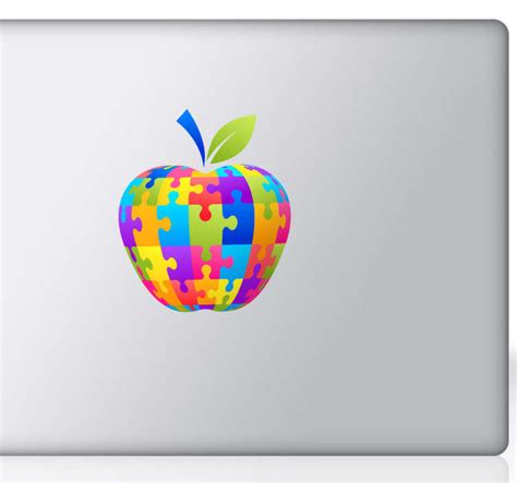 Laptop sticker logo Apple - TenStickers