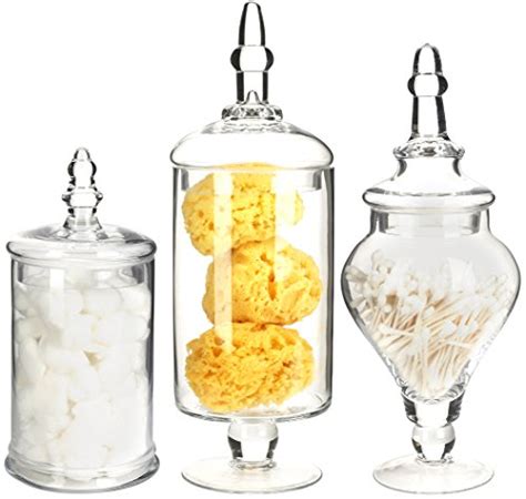 Candy Bar Jars Mantello Decor Glass Apothecary Jars Clear Medium