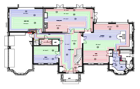 Underfloor Heating Plumbing Diagram