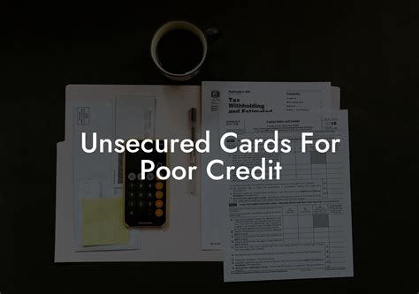 Unsecured Cards For Poor Credit Flik Eco