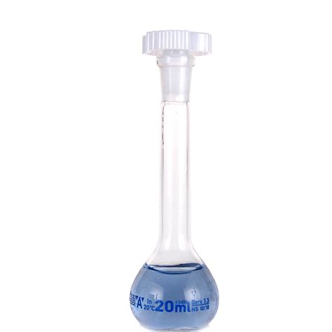 20 Ml Transparent Labor Borosilikat Glas Messkolbe Grandado